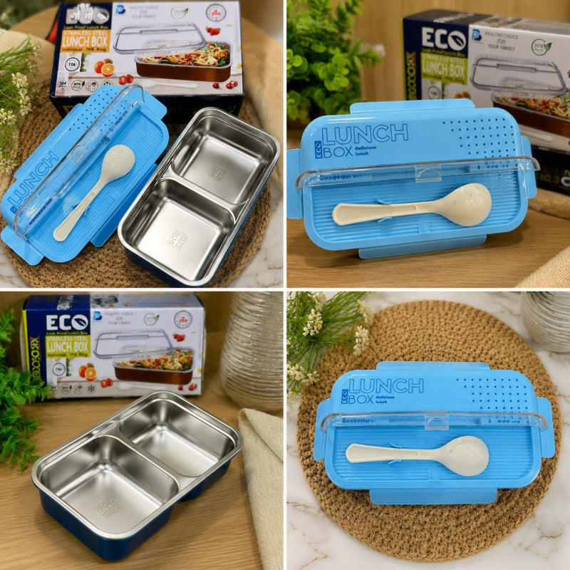 Stainless Steel Lunch Box with Spoon