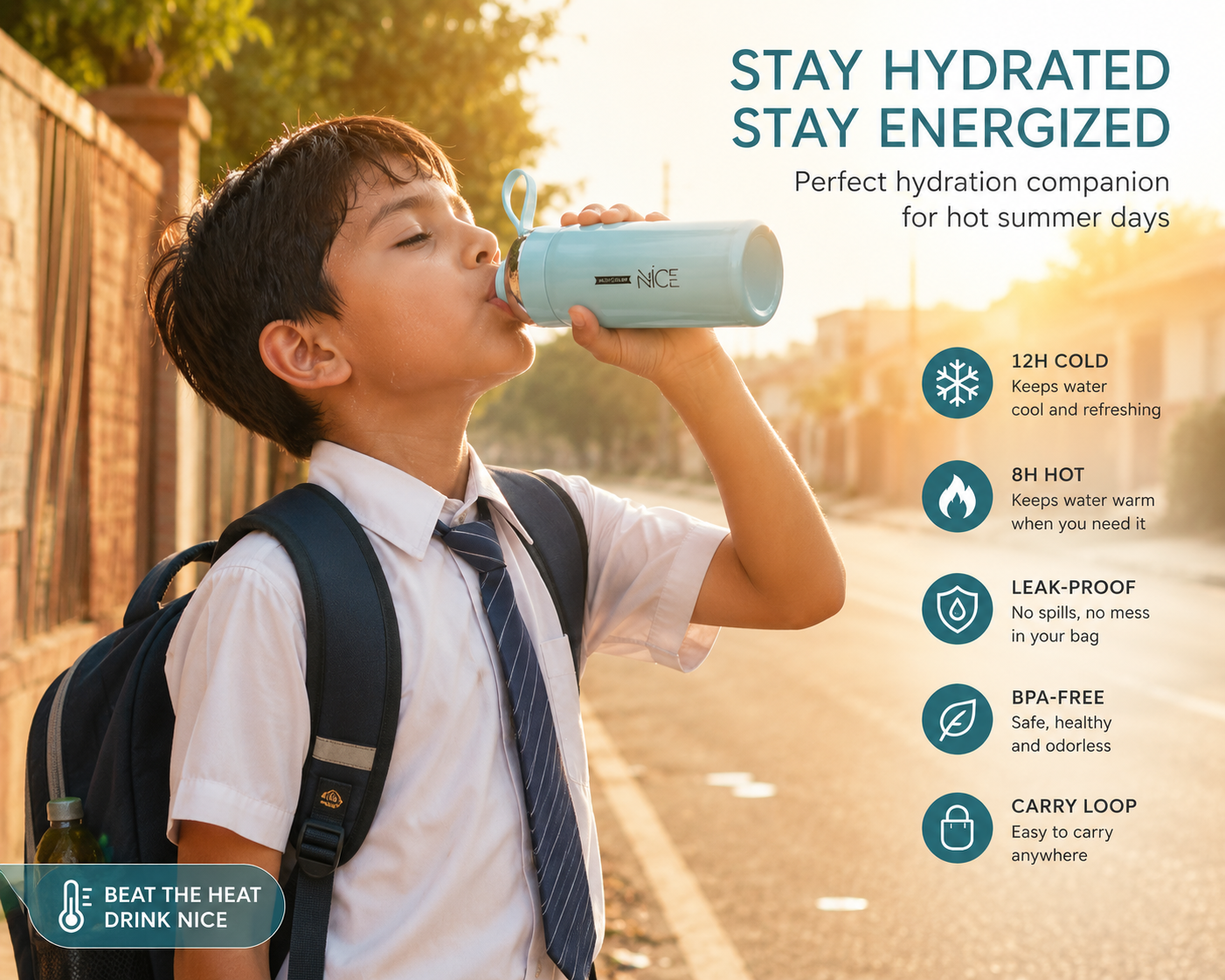 Nice Water Bottle, 400ml