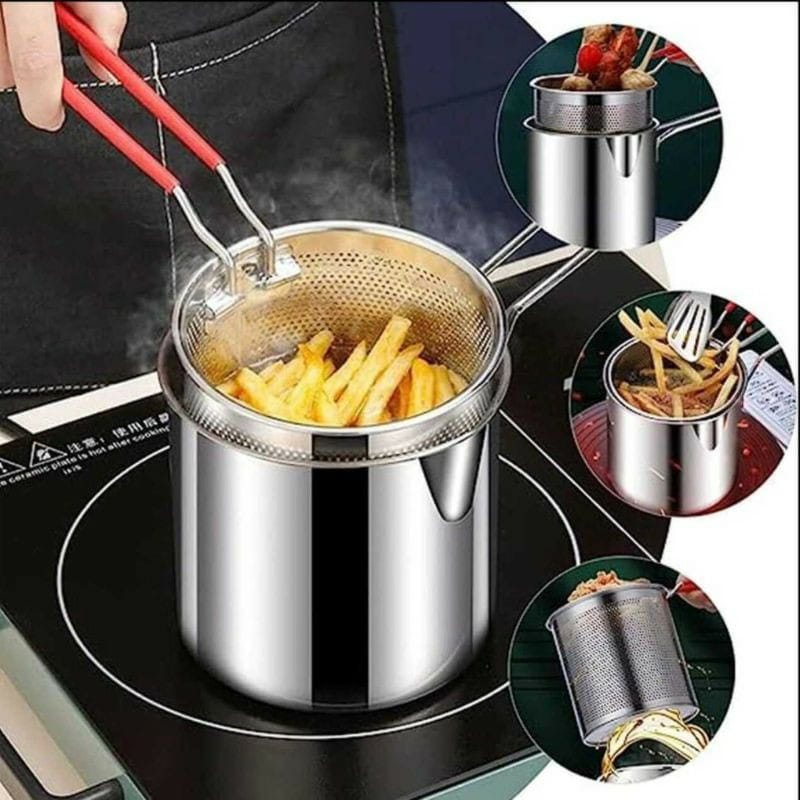 Multipurpose Deep Fryer with Strainer Basket