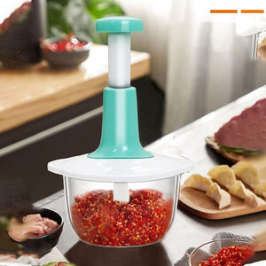 2L Hand Manual Food Chopper – Easy & Quick Vegetable Cutter