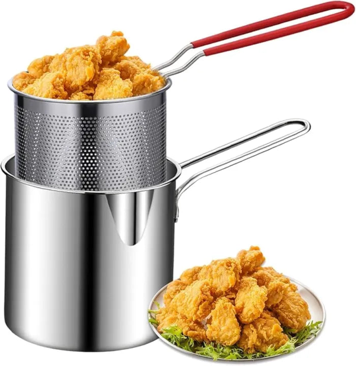 Multipurpose Deep Fryer with Strainer Basket