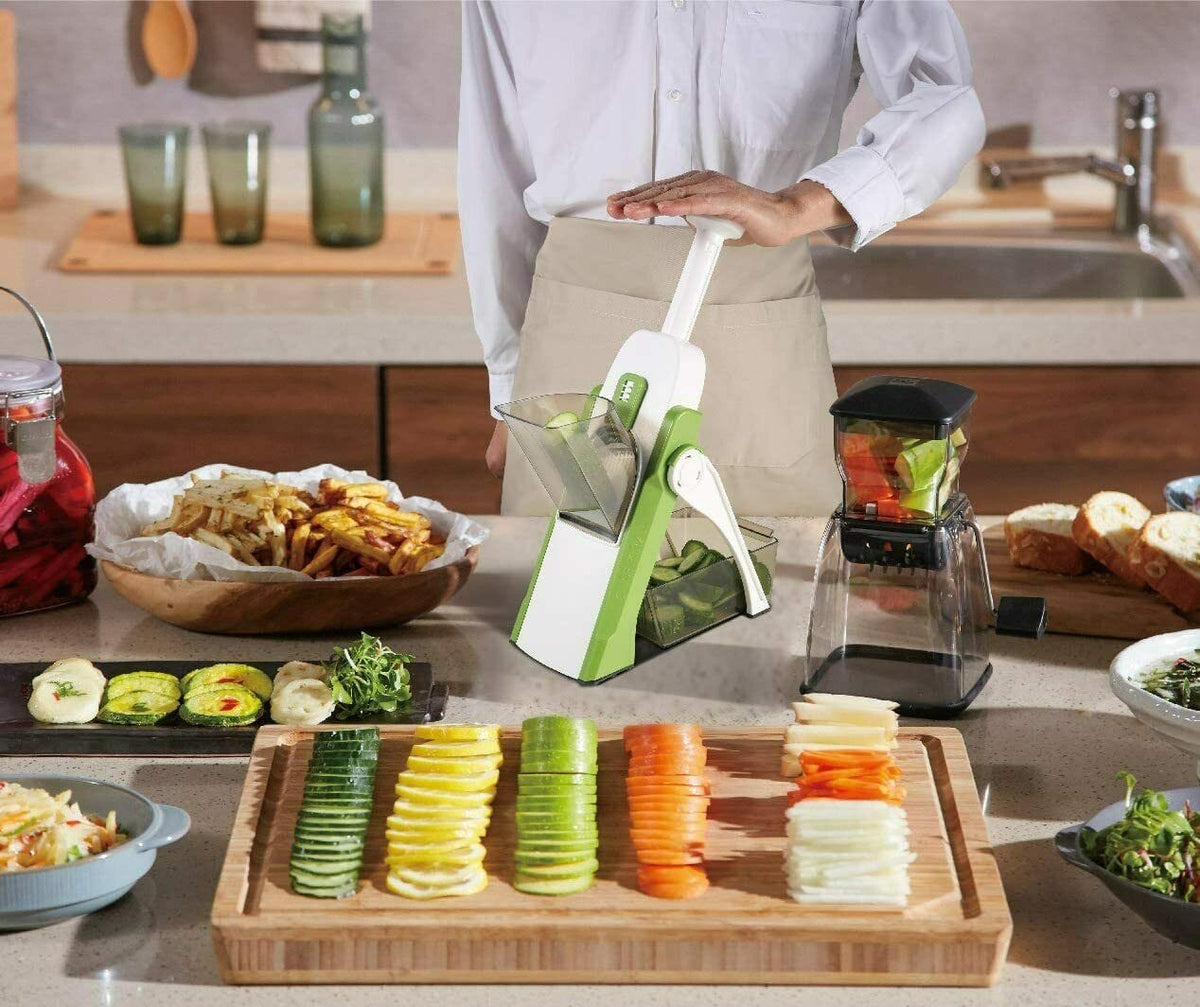 Multi Function Cutter 4 In 1 Vegetable Cutter Chopper Adjustable Multi-function Vegetable Cu ...