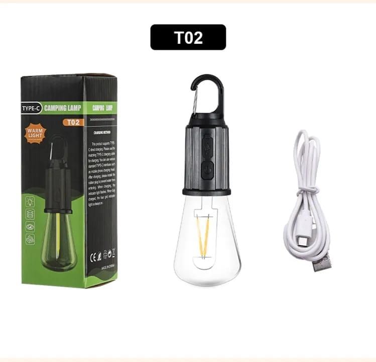 Rechargeable Led Camping Lamp With Hook
