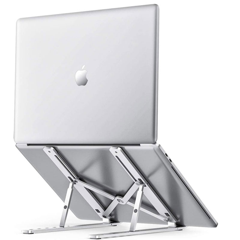 Metal Laptop Stand | Portable Aluminum Folding Adjustable Laptop Stand - Compatible with all sizes of Laptop
