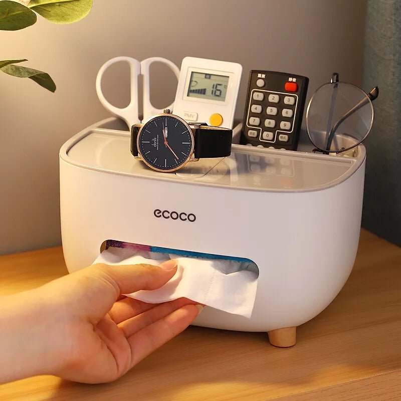 Ecoco Tissue Box with Storage Holder
