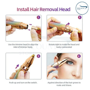 Electric Eyebrow Trimmer for Women