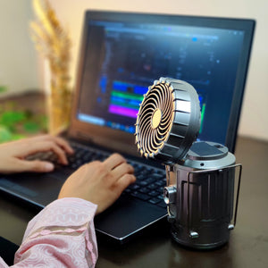 LED Camping Lantern with Cooling Fan