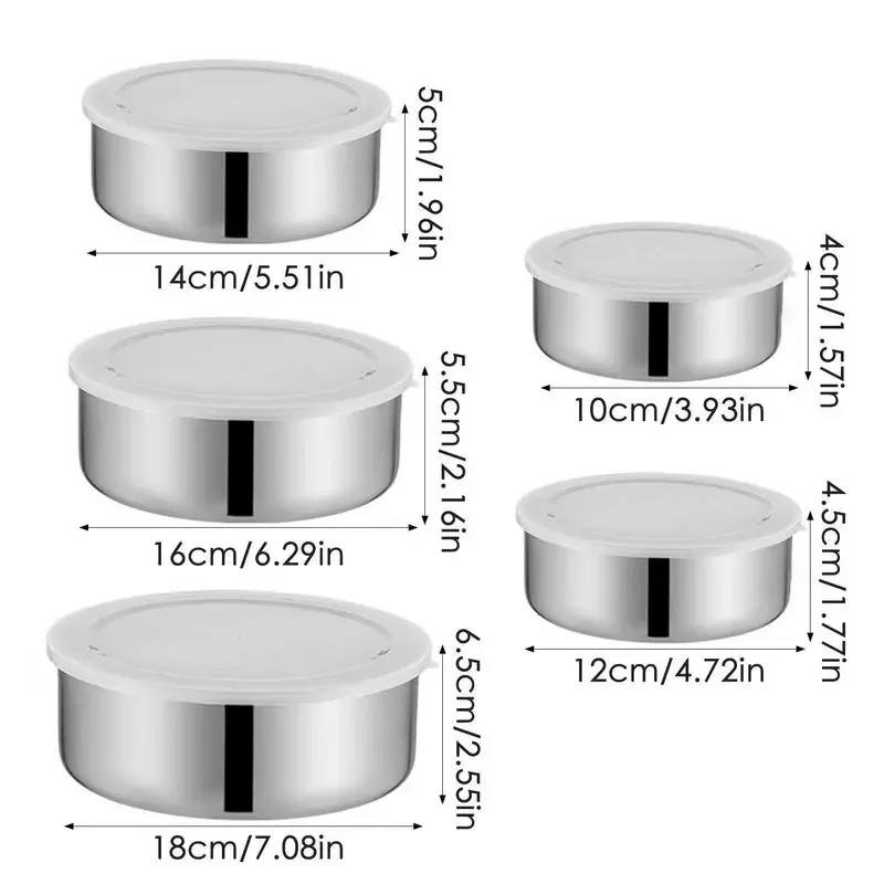 Stainless Steel Food Prep Bowl Set