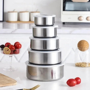 Rust Resistant Stainless Steel Bowl Set