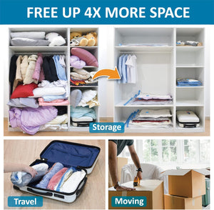 Travel Vacuum Storage Bags with Pump
