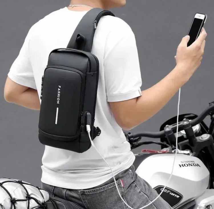 Travel Crossbody Bag with Combination Lock