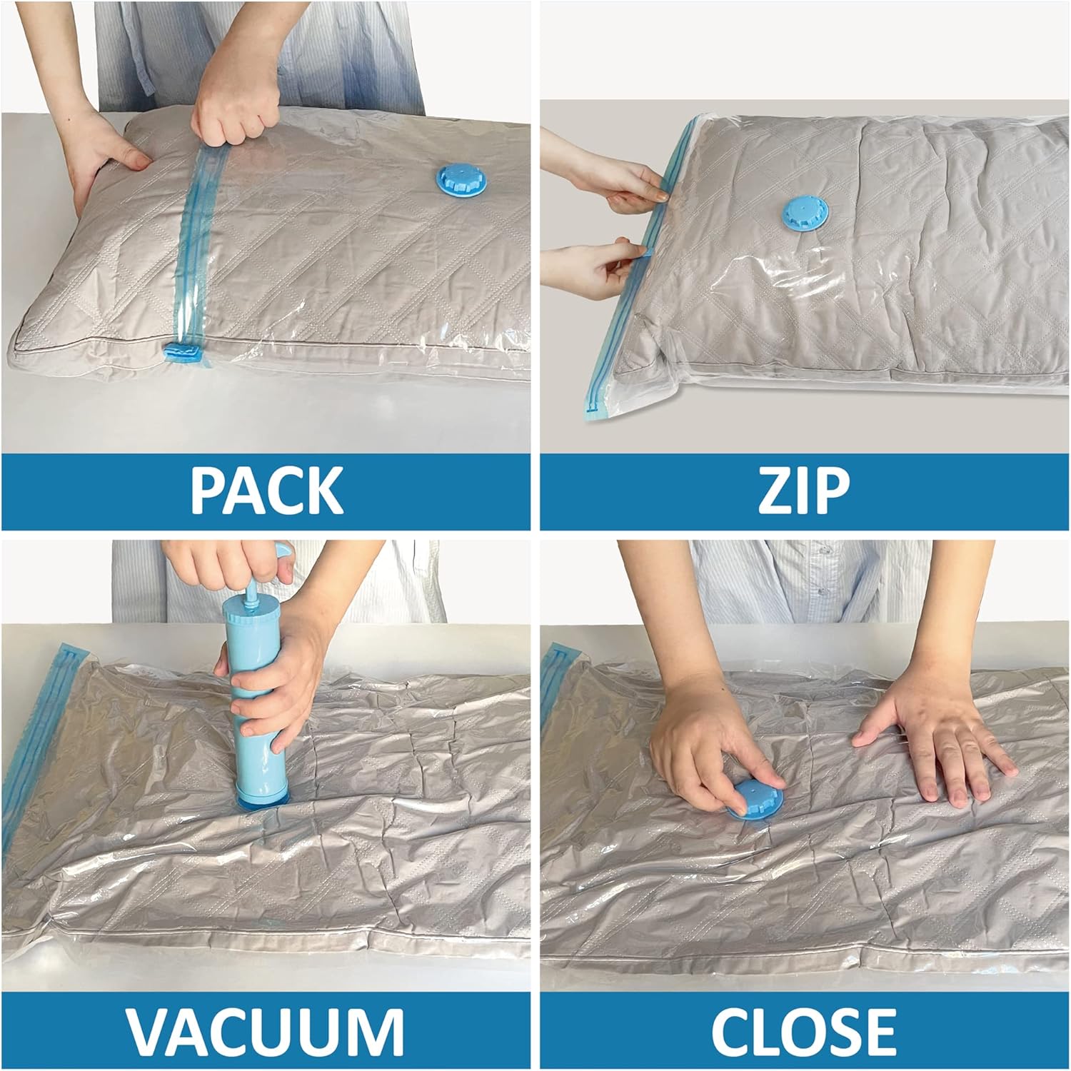 Vacuum Storage Bags for Clothes and Blankets