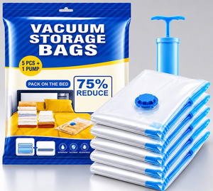 Vacuum Storage Bags Set with Hand Pump